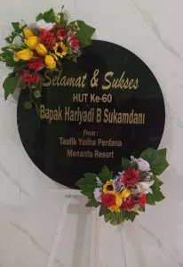 Papan Akrilik Ucapan Ulang Tahun Bondowoso